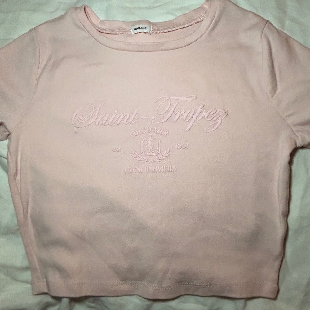 Garage Blush Saint-Tropez Short Sleeve Tee